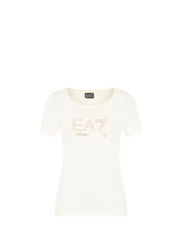EA7 Ea7 T-Shirt Donna Star White - Bianco Star White